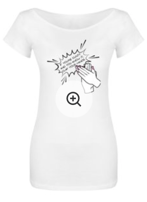 Cunty And You Know It Women's Off-The-Shoulder White T-Shirt